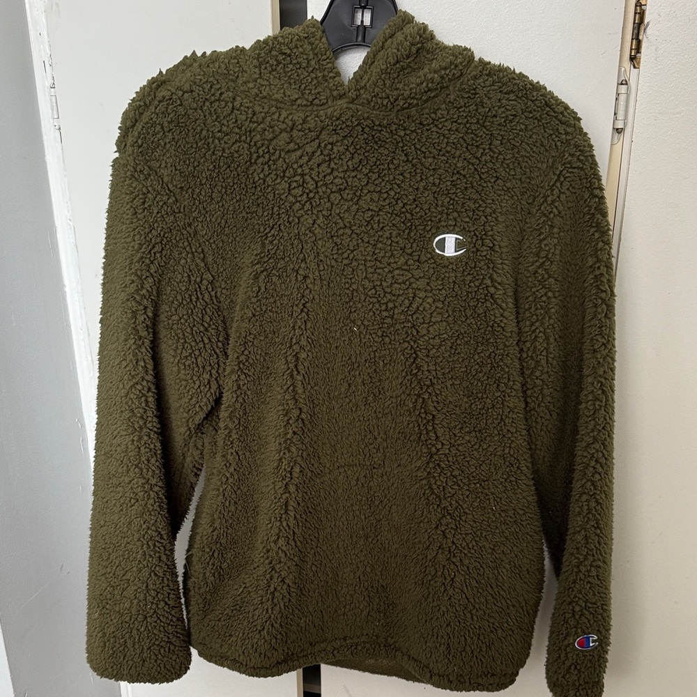 Champion Forest Green Fleece Hoodie